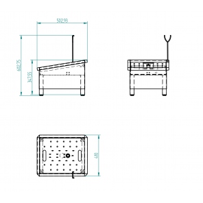 Handschuhwaschgerät mit Bürste WH08