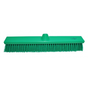 Green sweeping brush, medium-stiff bristles, Hillbrush B1657G