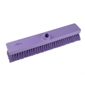 Violet sweeping brush, medium-stiff bristles, Hillbrush B1657V