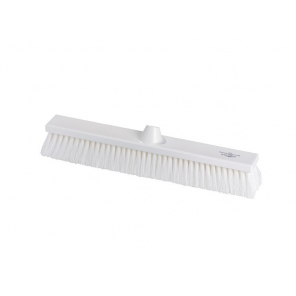 White sweeping brush, medium-stiff bristles, Hillbrush B1657W