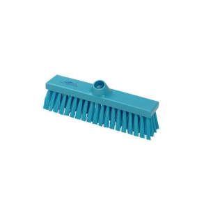 Blue sweeping brush, stiff bristles, Hillbrush B1733B