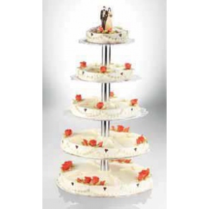 Tortenständer Aluminium 9-stöckig, 83000.10880