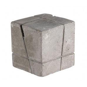 Buffetständer für Etiketten, Beton, H 3 cm, Set 4 Stk., APS 71493