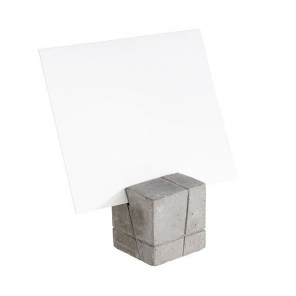 Stojak bufetowy na etykiety, betonowy, wys. 3 cm, zestaw 4 szt., APS 71493