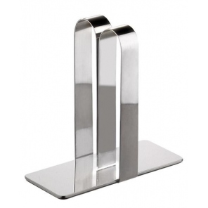 Menükartenhalter Edelstahl 14x5,5 cm, APS 00071