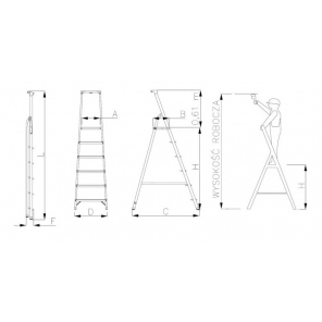 Stehleiter TP 1100