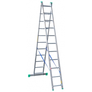 Zweiteilige Aufstell- und Anlegeleiter DRABEX TP 3200