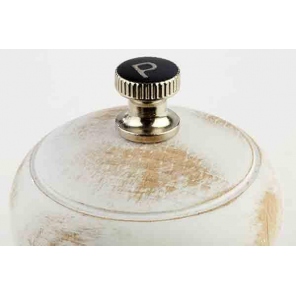 Pfeffermühle PROFESSIONAL VINTAGE weiß 5,5x15 cm, APS 40535
