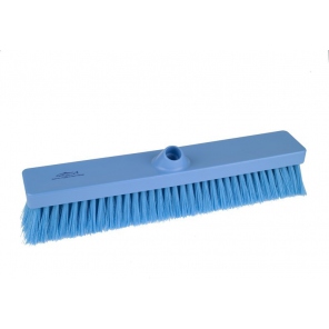 Blue sweeping brush, medium-stiff bristles, Hillbrush B809B