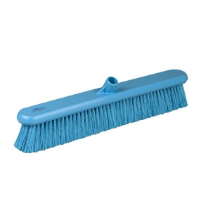 Blue very large sweeping brush, medium-stiff bristles, Hillbrush B883B