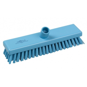 Blue scrubbing brush, stiff bristles, Hillbrush B770BRES