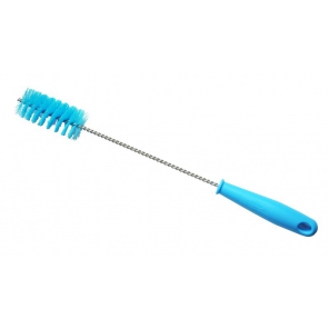 Blue pipe brush, medium-stiff bristles, Hillbrush T833B