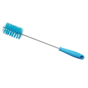 Blue pipe brush, medium-stiff bristles, Hillbrush T834B