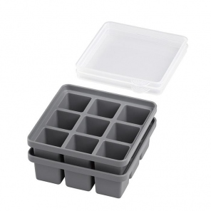 ice cube maker with lid, 2 pcs