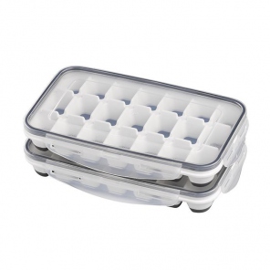 Ice cube maker with lid, 2pcs