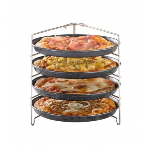 Rack for pizza pans