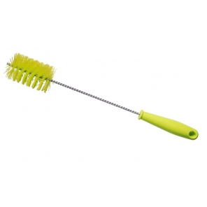 Yellow pipe brush, medium-stiff bristles, Hillbrush T834Y