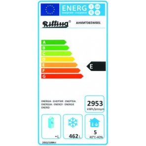 Tiefkühlschrank Rilling Linia 650, -15/-22°C, AHK MT065W 001