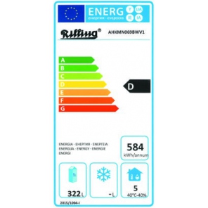 Bäckereikühlschrank Rilling Linia 690, verglast, +2/+12°C, AHK MN069 BWV1