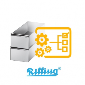 GN 1/1 Rilling drawers,...