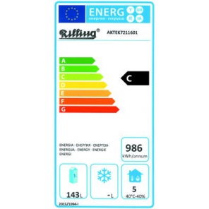 Kühltisch KT Rilling GN 1/1, mit Platte, AKT EK721 1601