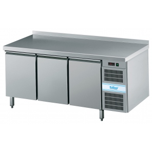 Bäckereikühltisch EN 400x600 Rilling, mit Stahlplatte, AKT EK834 6601