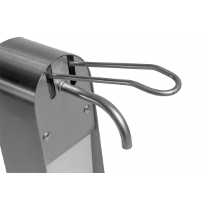 Ellenbogenspender Seife Edelstahl 1L, WH189