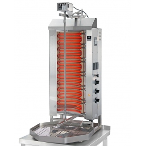 Vertikaler Grill für 30 kg, Gyros Gas, Kebab, Grill POTIS E3