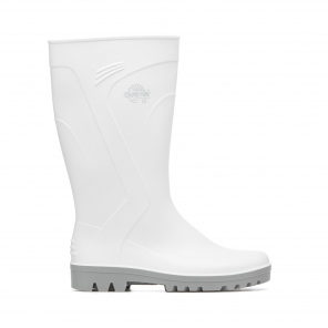 White rubber boots for the...