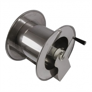 Handhaspel Edelstahl für Schlauch 1/2