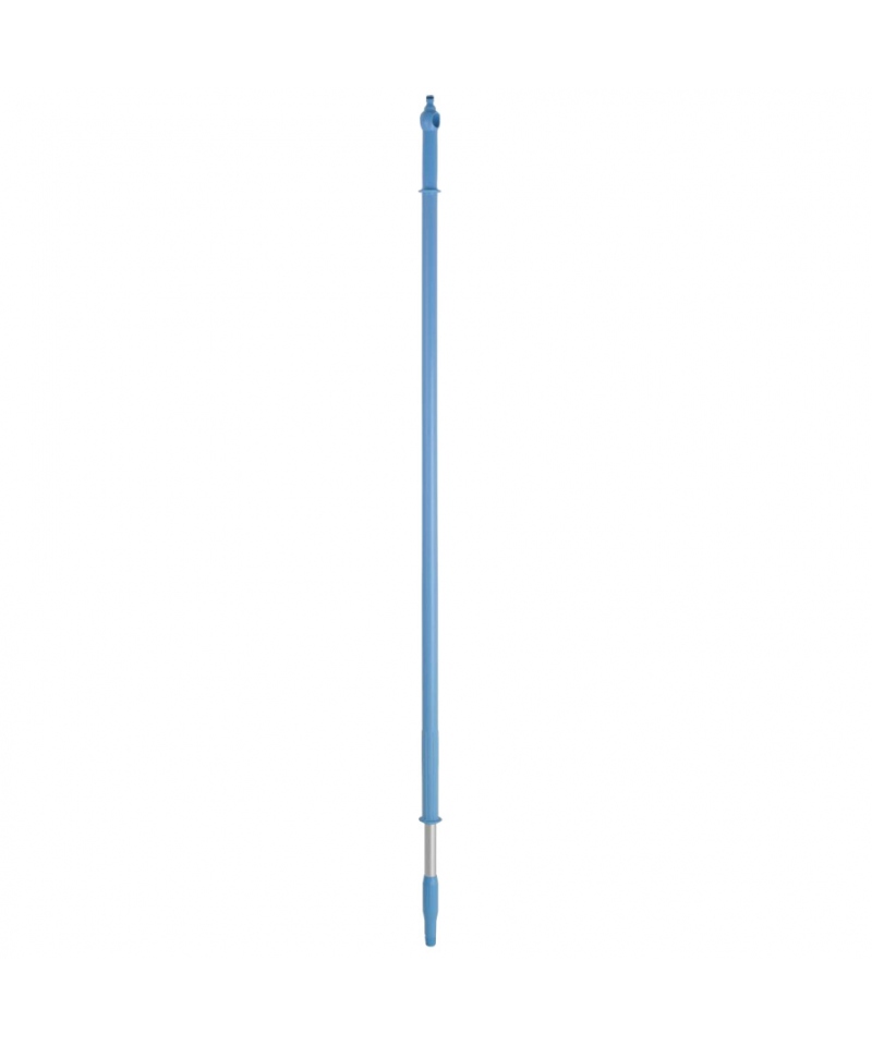 Blue telescopic brush handle with water flow, Hillbrush WFPLH3EXB