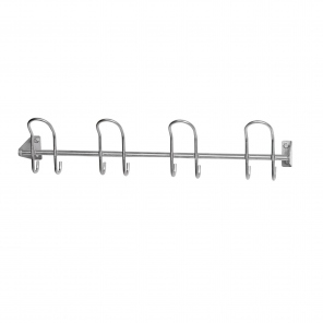 Apron hanger with double hook