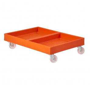 Plastic double trolley for...