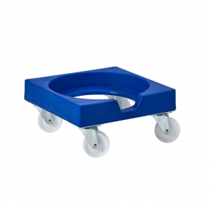 Trolley for conical containers