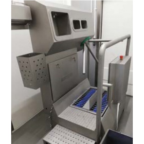 Hygiene-Station, Wasch- und Desinfektionsgerät für Hände und Sohlenreinigung WH214
