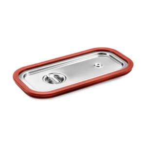 Deckel für GN 1/3 Edelstahl mit Dichtung, Griffen, 83000.10591