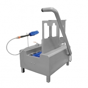 automatische Sohlenreinigungsgerät mit Bürste für Handreinigung von Schuhen