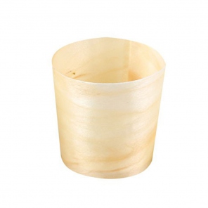 biologisch abbaubare runde Holzschale | Kiefernholz 388311