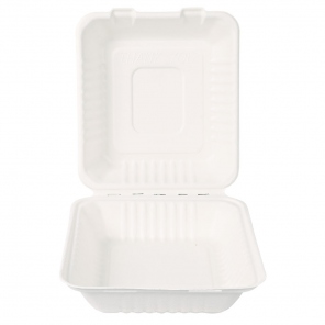 Jednorazowe pudełko Organic Lunchbox „Hamburger”  41218