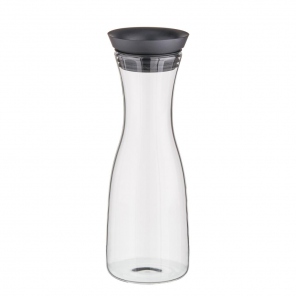 Glass carafe with lid,...