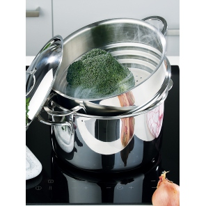 Dampfgareinsatz, 16 - 20 cm, Spring, Cristal