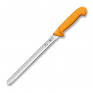 Nóż swibo do plastrowania mięsa, 25 cm, elastyczny, ryflowane ostrze, 25 cm, Victorinox 5.8444.25