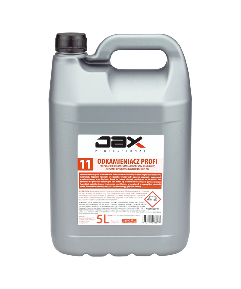 Professional liquid for descaling coffee machines, kettles, dishwashers, Profi Jax Professional 11 5L