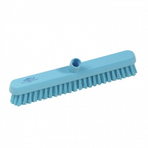 Blue narrow Sweeping Brush, Hard Bristles, Hillbrush B1083B