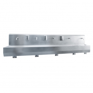 Edelstahlspüle 5-ständig WH137