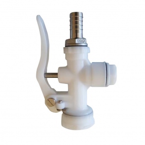 Brausepistole zum Waschen von Halbschlachtkörpern von oben