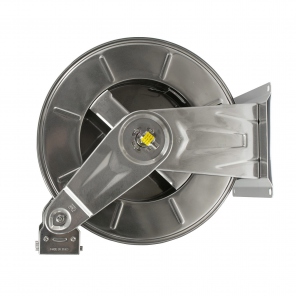 Schlauchaufroller 20 m 1/2 Zoll Edelstahl, selbstaufrollend