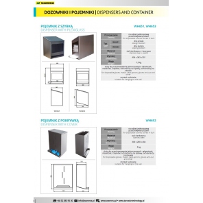 Edelstahlspender für 1 Karton WH641
