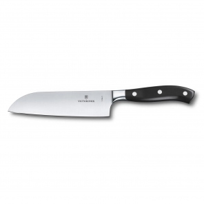 Kuty nóż Santoku, czarny, 17 cm, Victorinox 7.7303.17G