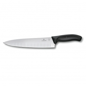 Knife with a wide grooved...